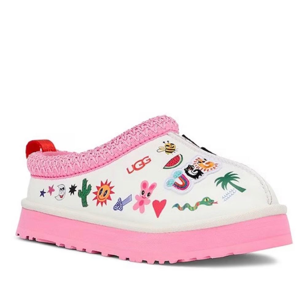 UGG Tazz Pop Sketch Pink Slippers By Humberto Cruz